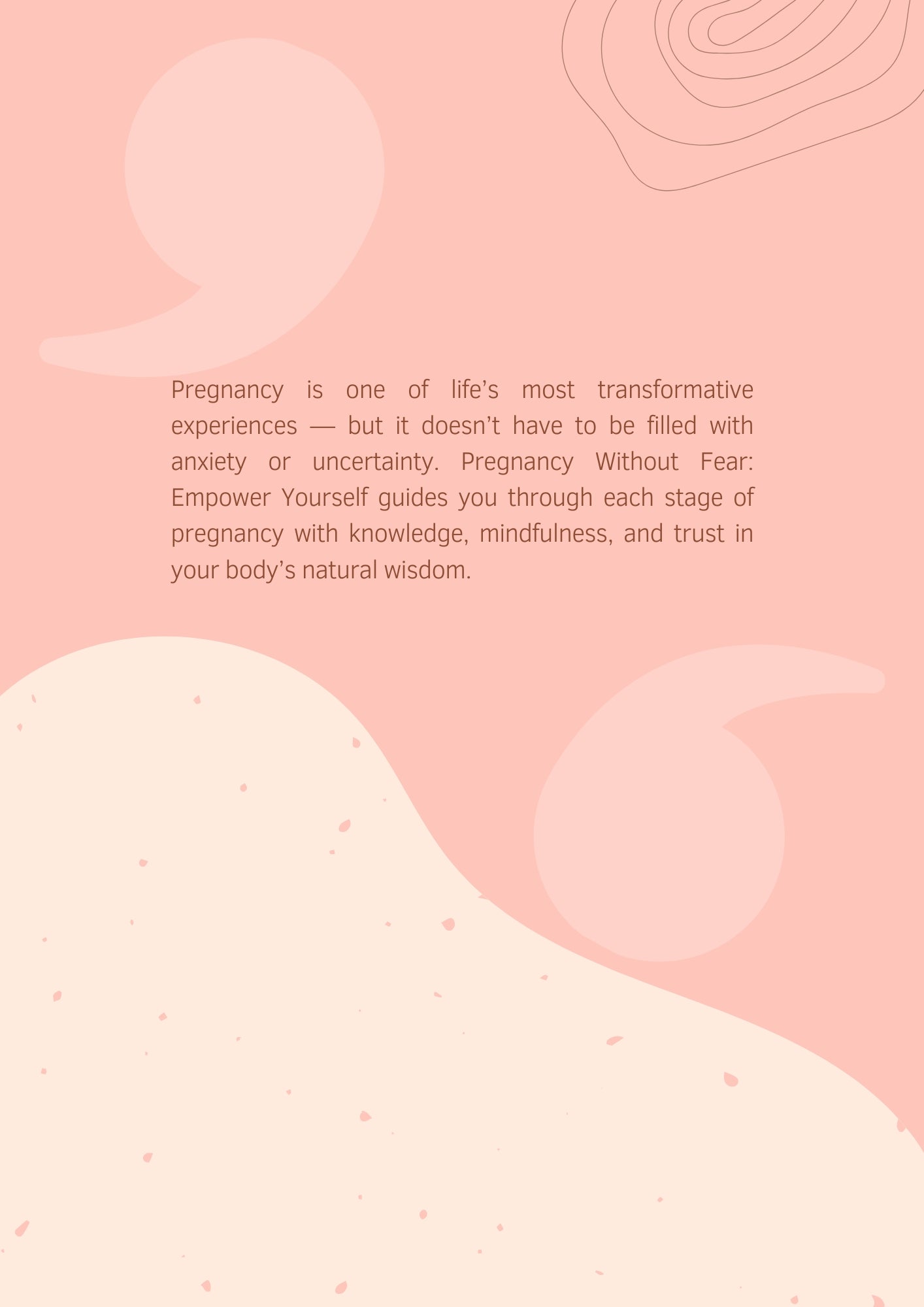 Pregnancy Without Fear: Empower Yourself