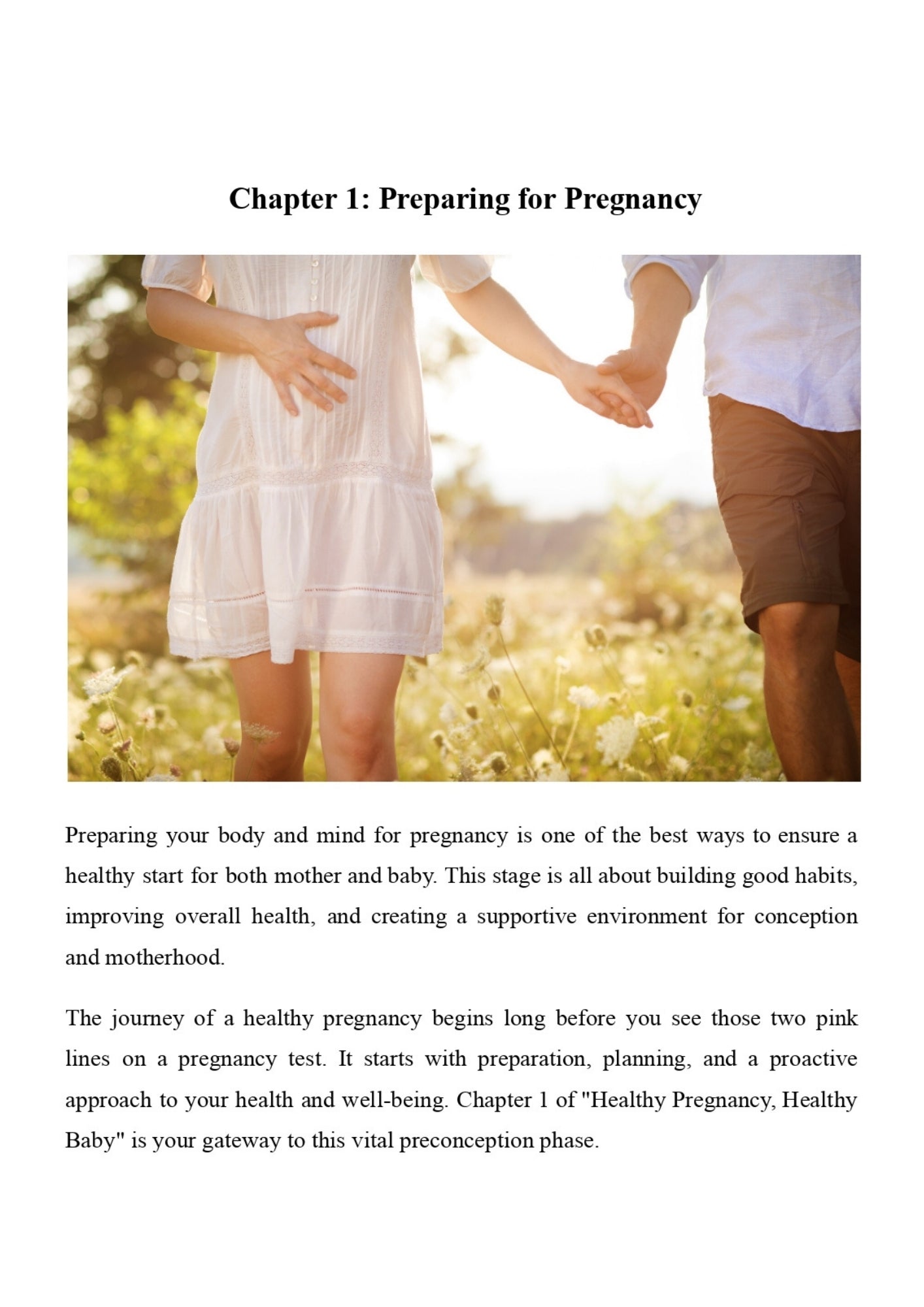 Healthy Pregnancy, Healthy Baby