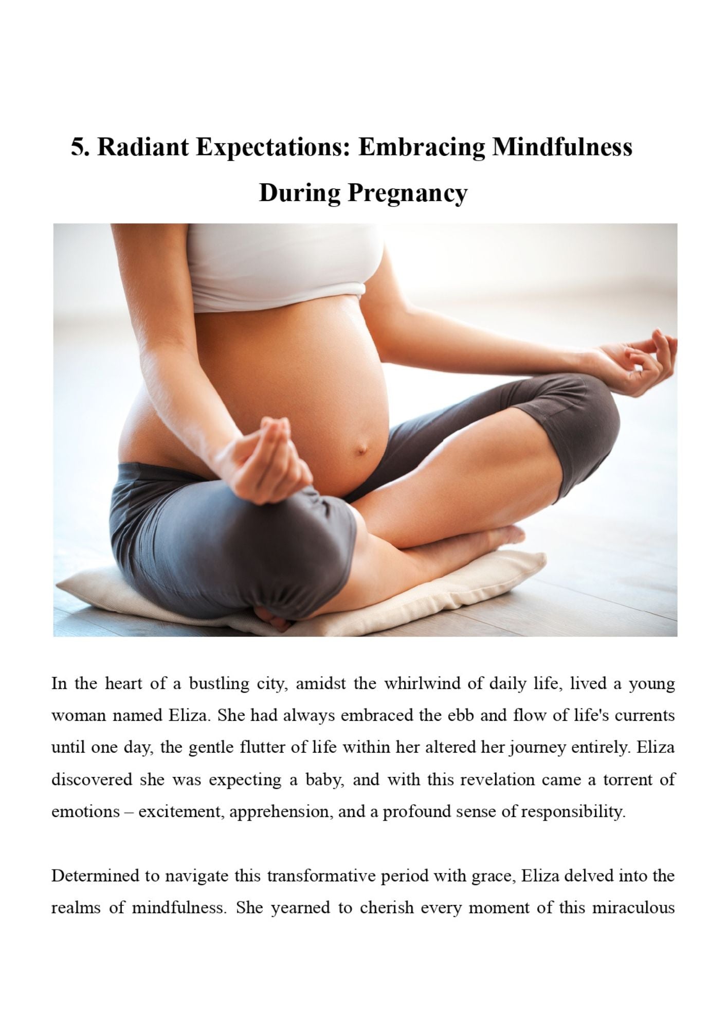 Mindful Pregnancy: Embrace the Journey